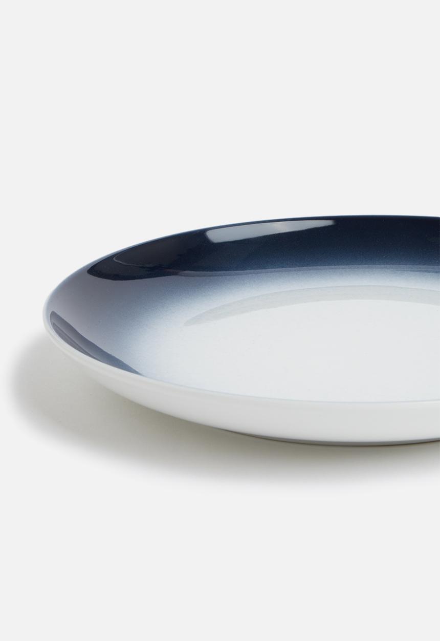 Galateo - Ombre dinner plate set of 4- cobalt blue