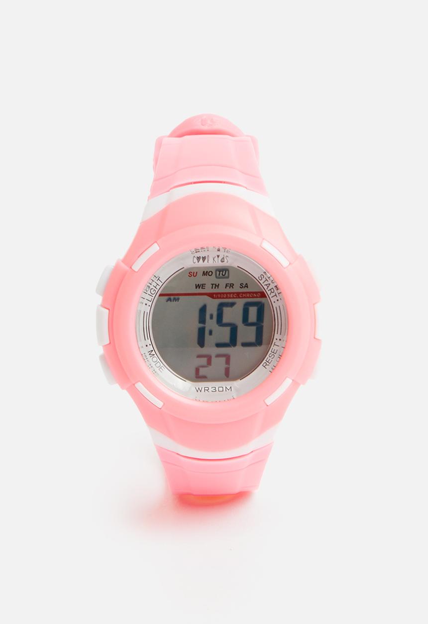 Cool Kids - Digital mid-size 30m watch - pink