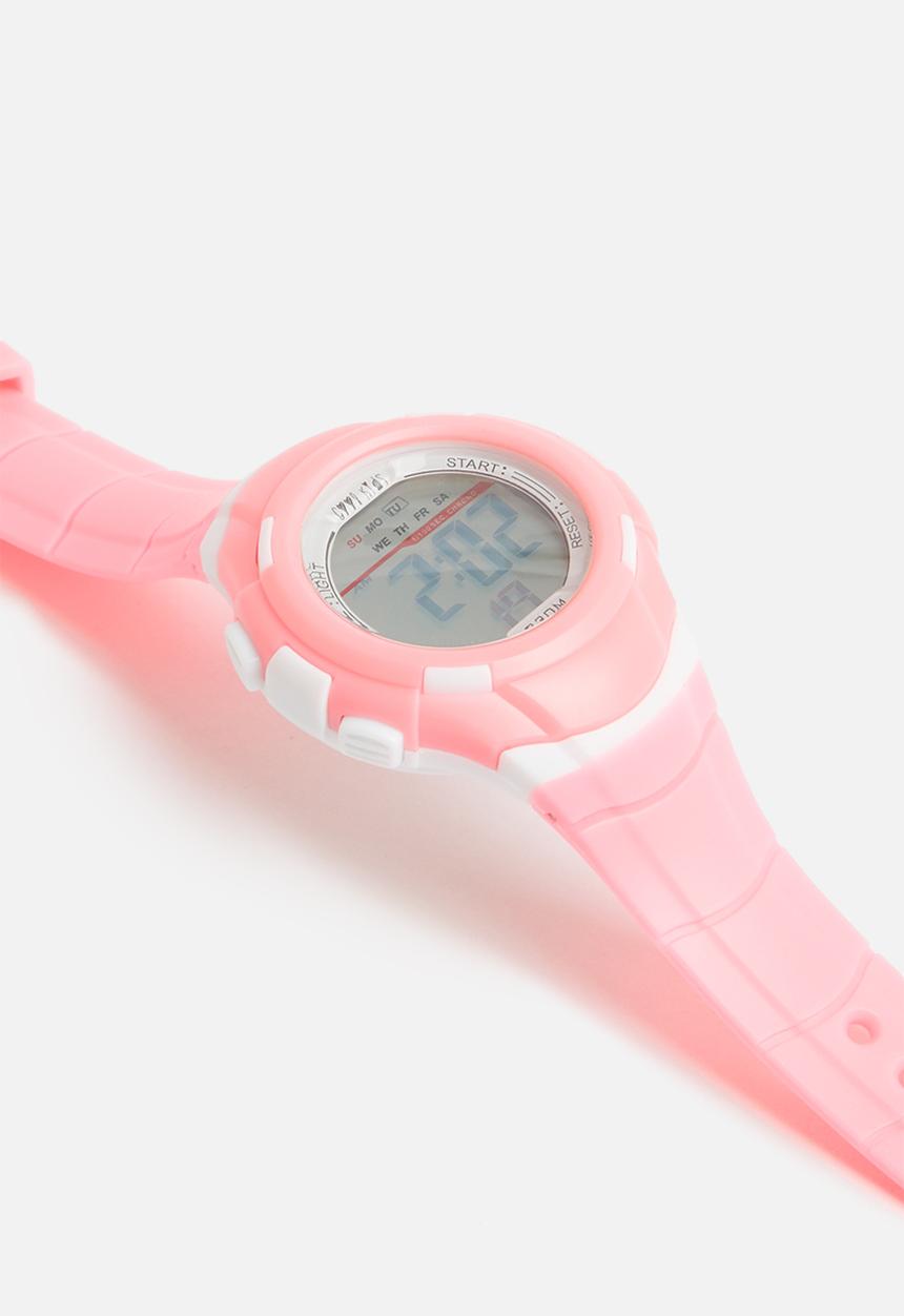 Cool Kids - Digital mid-size 30m watch - pink