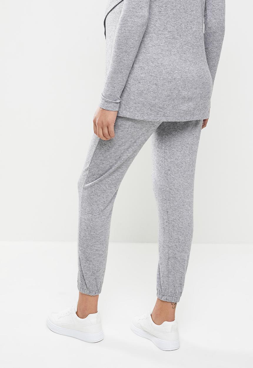 Superbalist - Soft tummy band drawstring jogger - grey melange