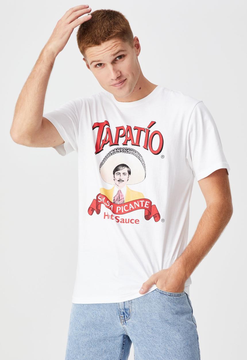 Cotton On - Tbar collab pop culture t-shirt - white