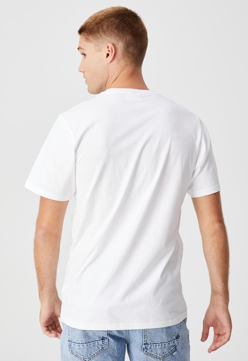 Cotton On - Tbar collab pop culture t-shirt - white