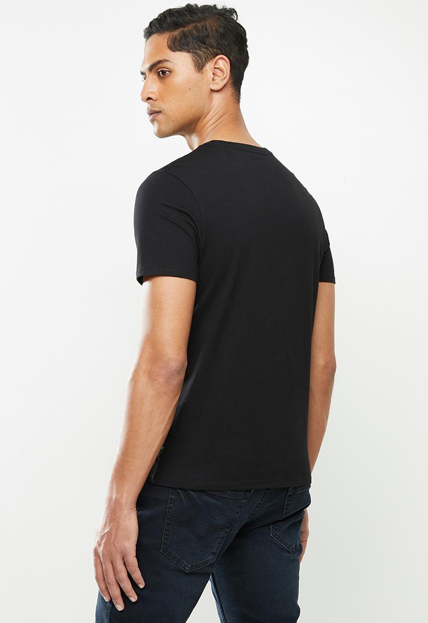 GUESS - Bsc ombre logo crew - black