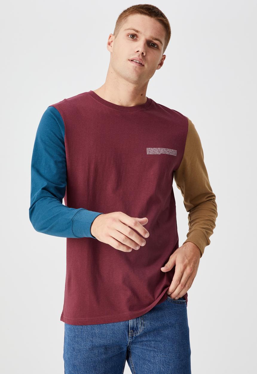 Cotton On - Tbar long sleeve t-shirt - multi