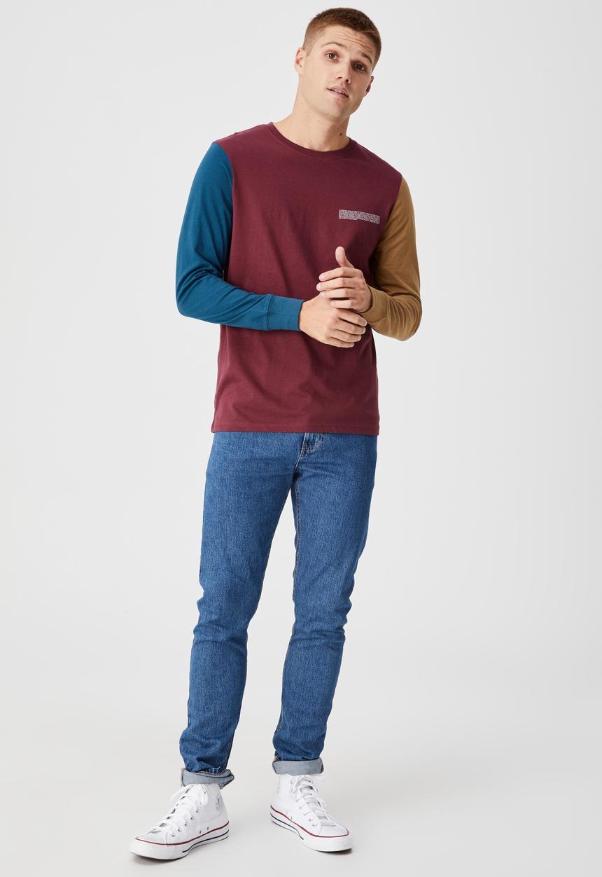 Cotton On - Tbar long sleeve t-shirt - multi