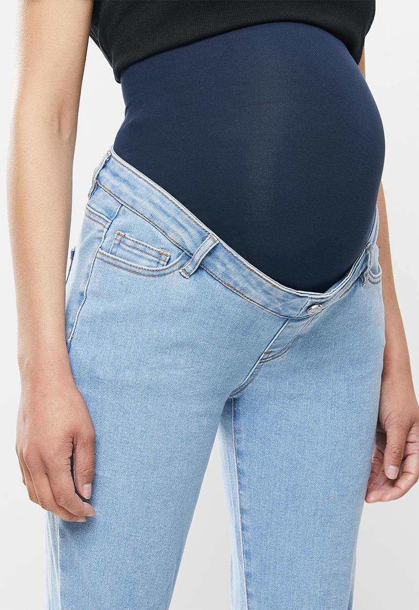 Missguided - Maternity riot ripped comfort stretch - blue