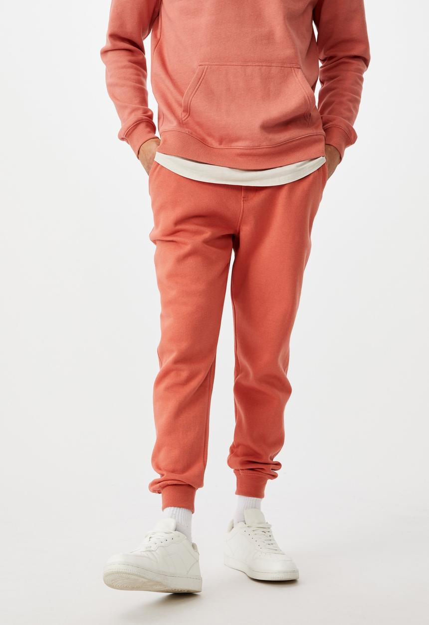 Cotton On - Trippy slim trackie - peach splash