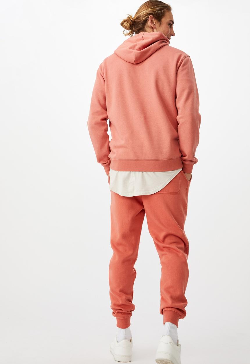 Cotton On - Trippy slim trackie - peach splash