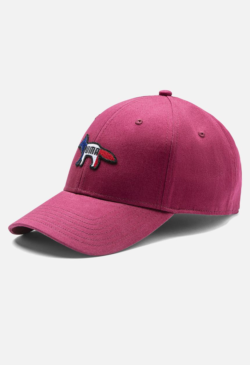 PUMA - Puma x  maison kitsune cap - red plum