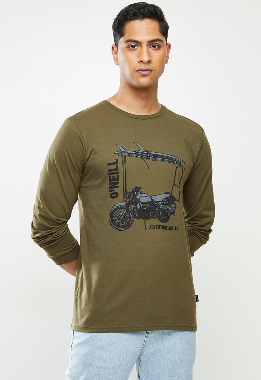 O'Neill - Bike and board long sleeve tee  - army