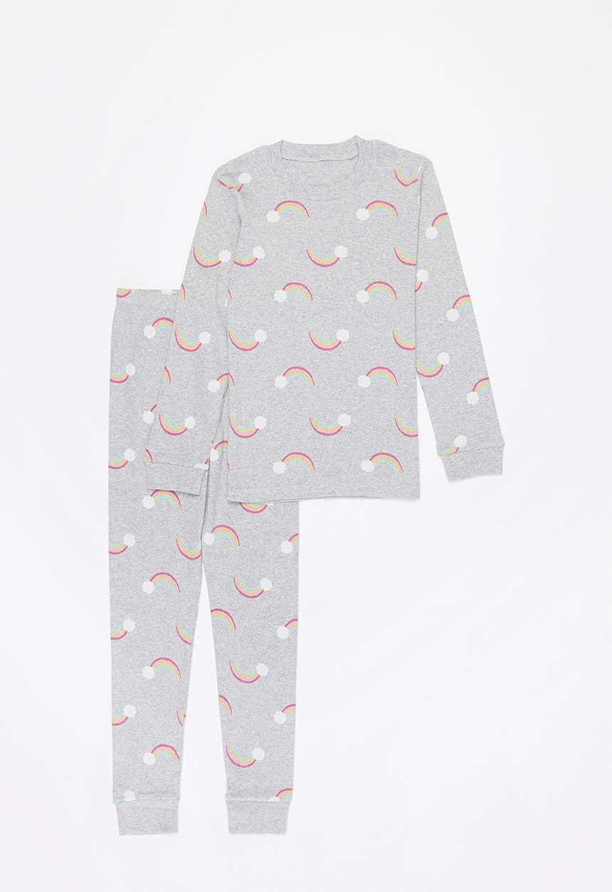 Pop Candy - Girls rainbow pj set - multi 