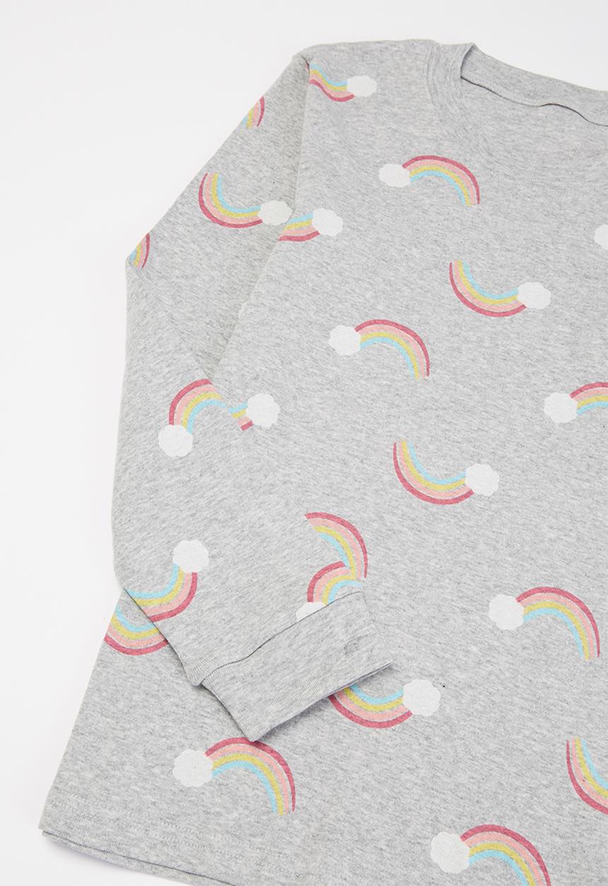 Pop Candy - Girls rainbow pj set - multi 