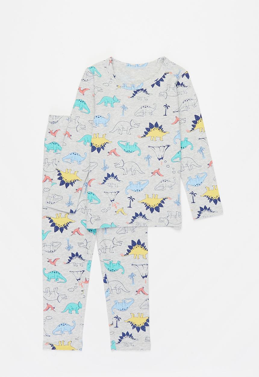 Pop Candy - Boys printed sleep set - grey