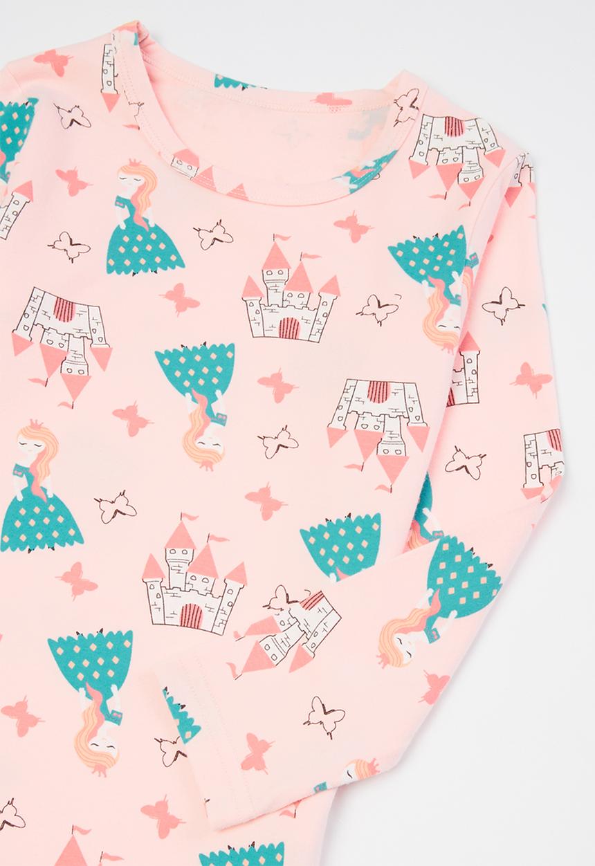 Pop Candy - Girls multi print pj set - multi 