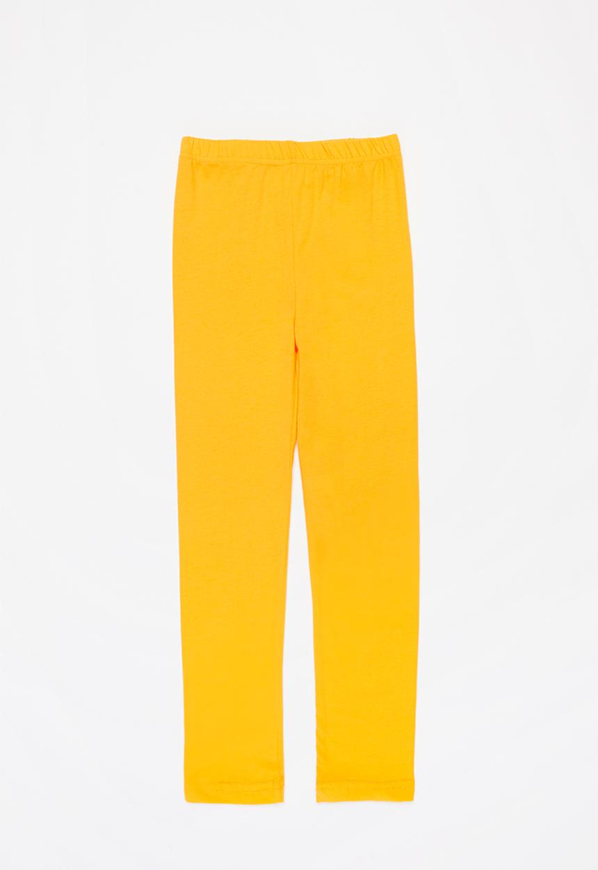 Pop Candy - Girls basic leggings - mustard