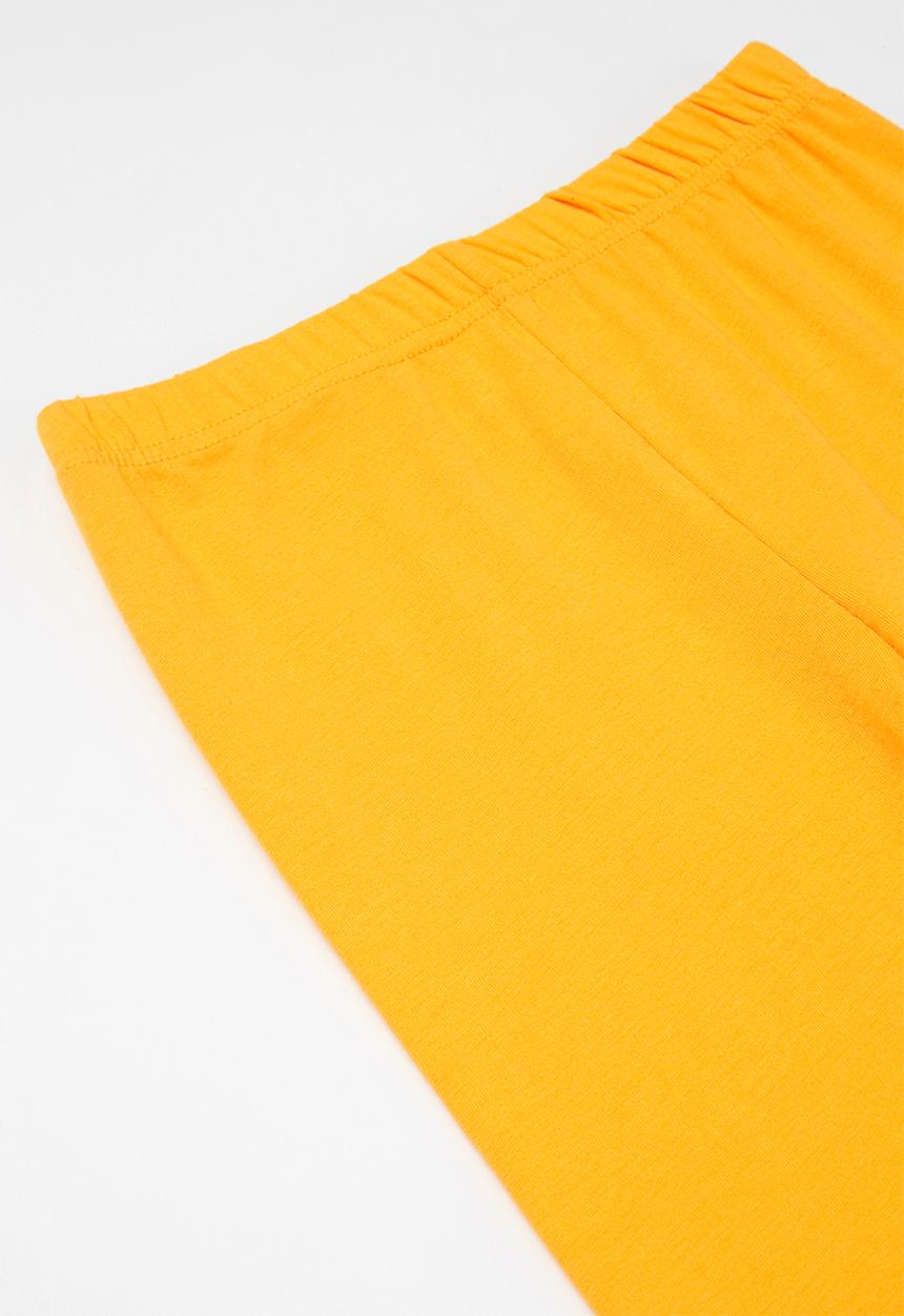 Pop Candy - Girls basic leggings - mustard
