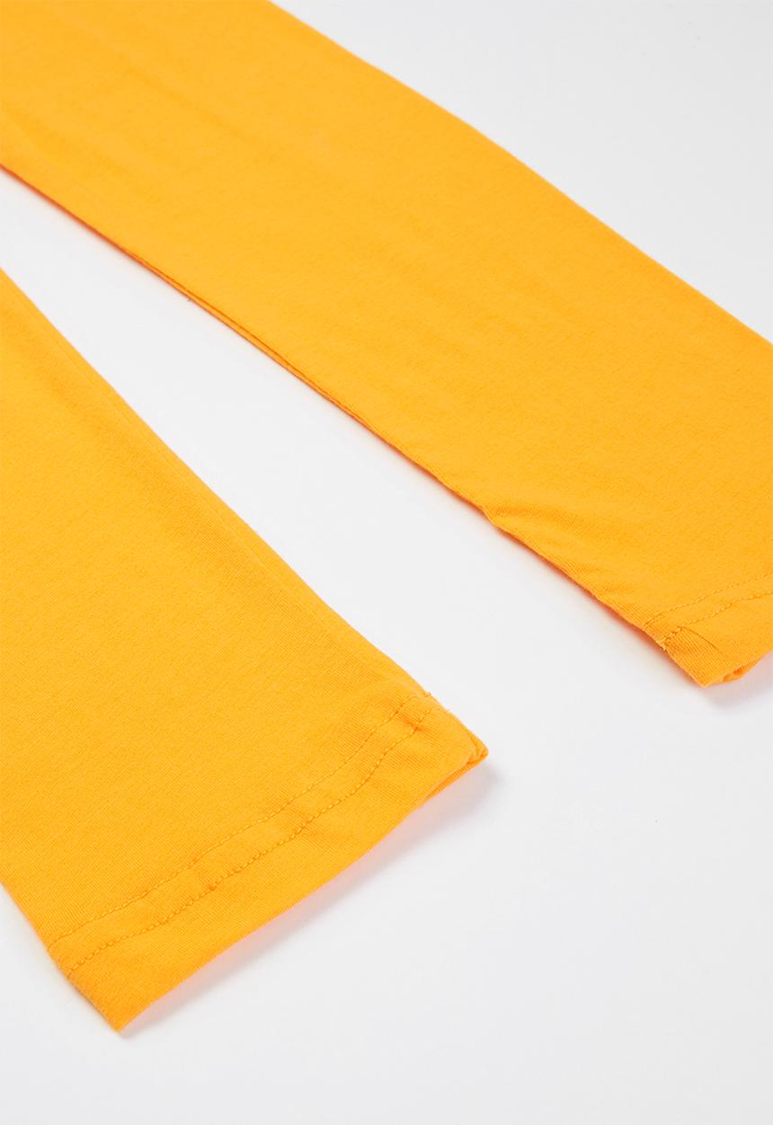 Pop Candy - Girls basic leggings - mustard