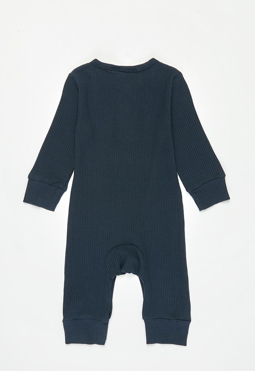 Pop Candy - Henley romper - navy