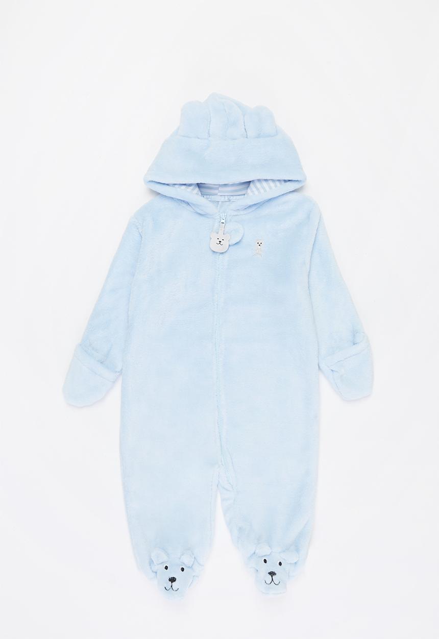 Pop Candy - Hooded sleepsuit - blue