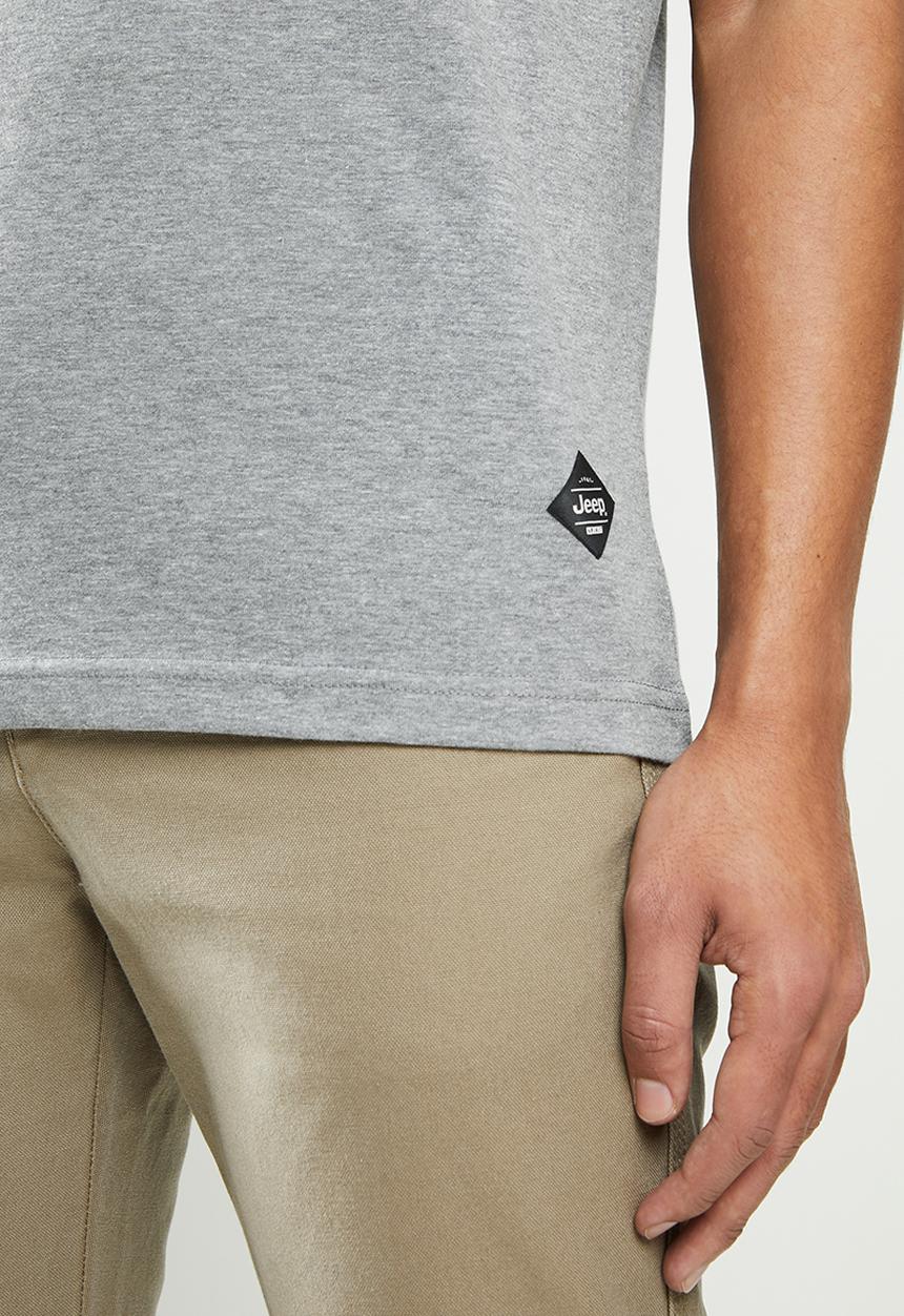 JEEP - Akshay graphic short sleeve tee - grey 