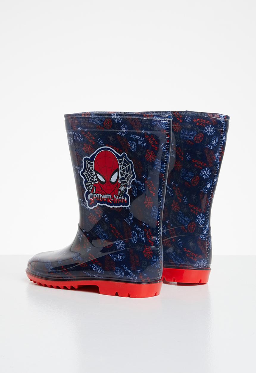 Character Group - Spiderman wellingtons - blue