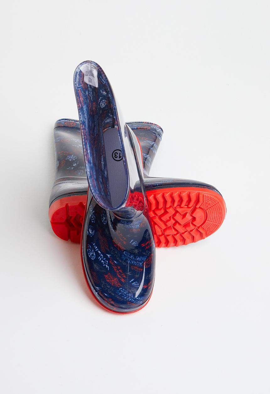 Character Group - Spiderman wellingtons - blue