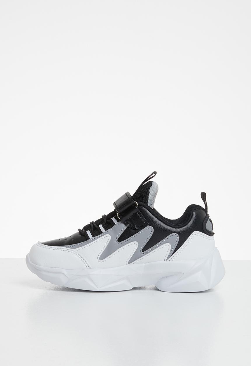 Pop Candy - Colour blocked sneakers - white & black