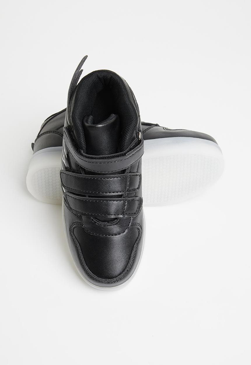 Pop Candy - Boys light up sneakers - black & grey