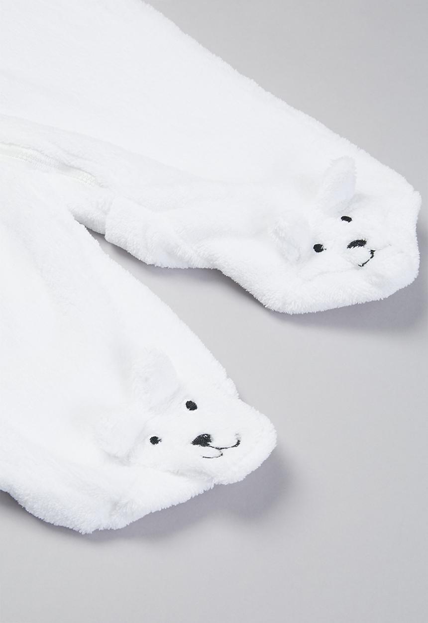 Pop Candy - Hooded sleepsuit - white