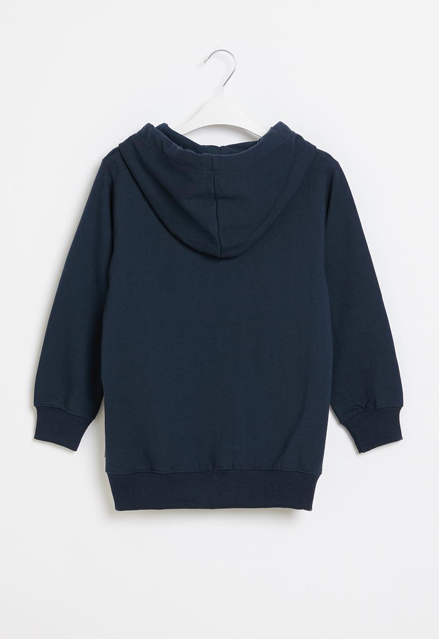 Ben Sherman - Boys cat zip through hoodie - navy