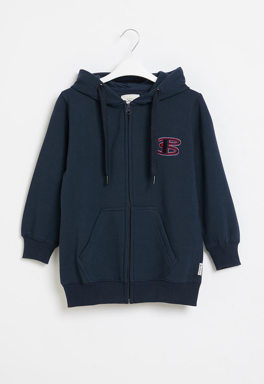 Ben Sherman - Boys b zip through hoodie - navy