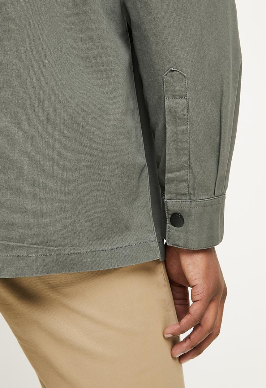 JEEP - Herbert long sleeve plain workshirt - jungle
