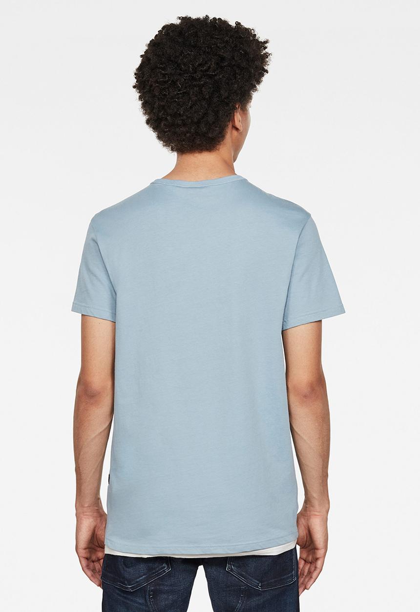 G-STAR - Graphic core straight r t s\s - ash blue