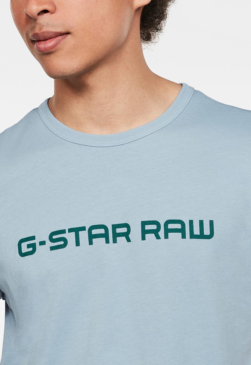 G-STAR - Graphic core straight r t s\s - ash blue