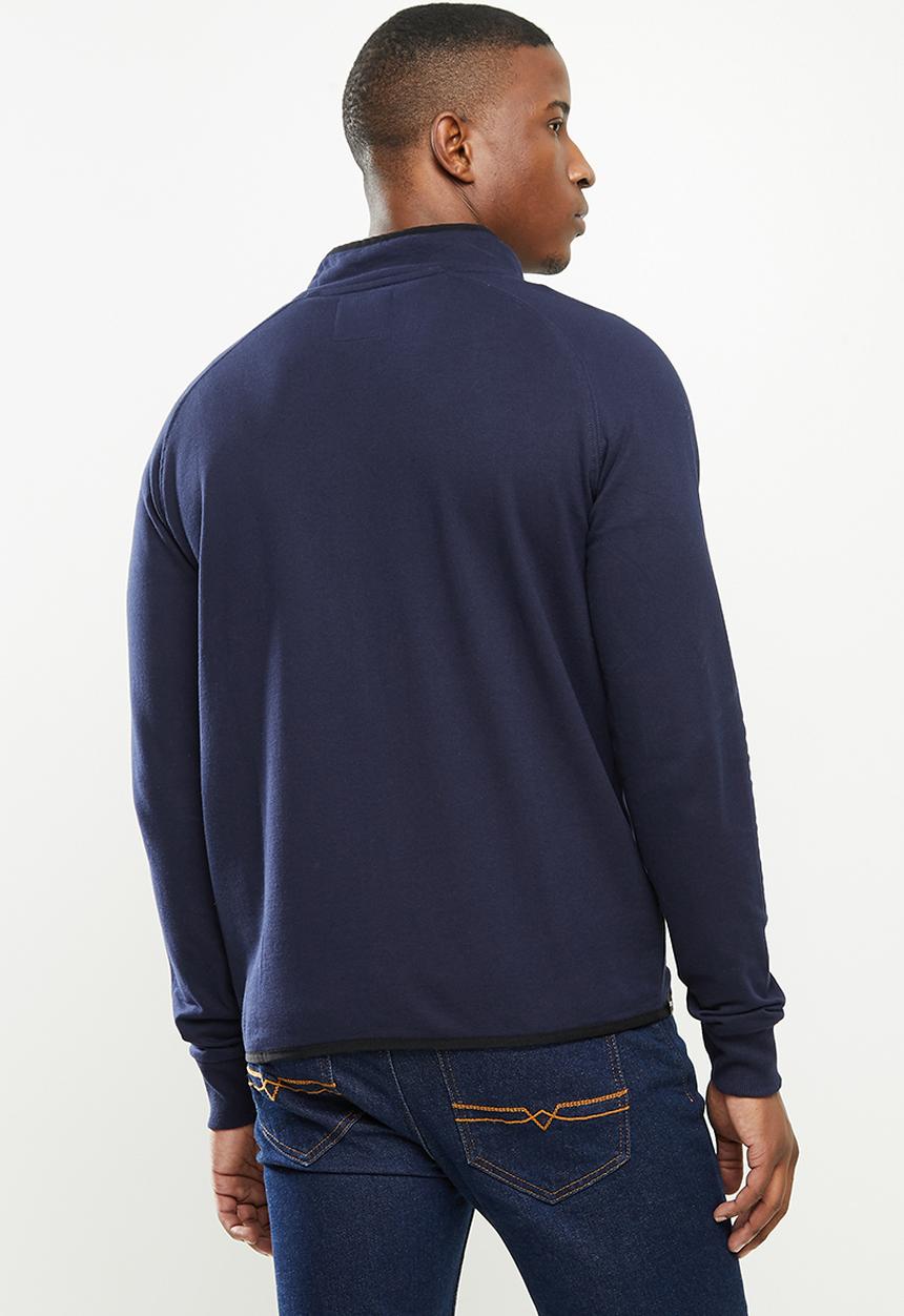 JEEP - Leroy zip thru hooded travel active jacket - navy