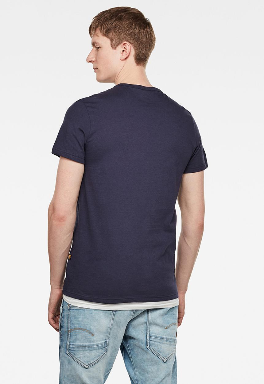 G-STAR - Graphic graw straight r t s\s - sartho blue