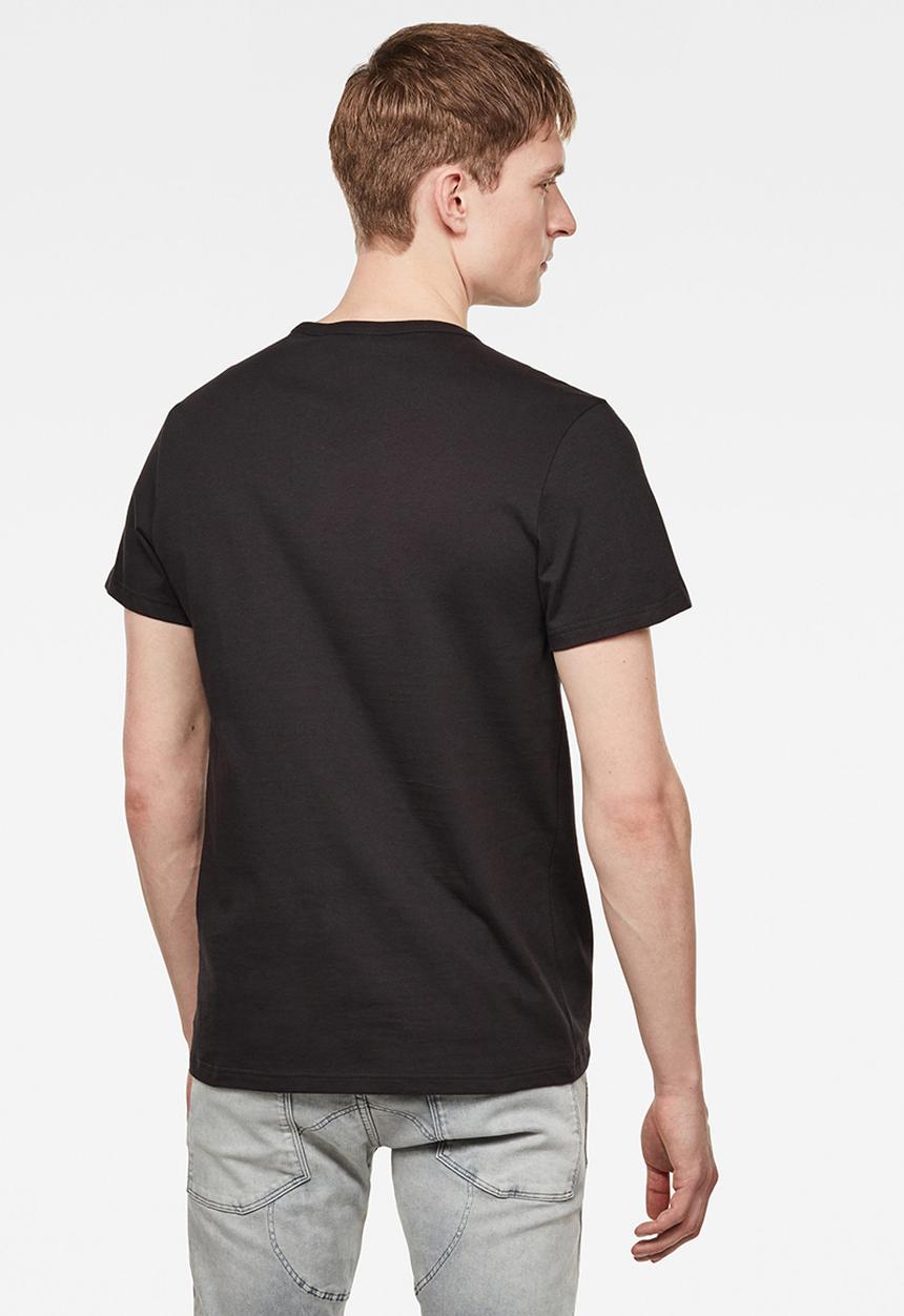 G-STAR - Graphic graw straight r t s\s - dk black