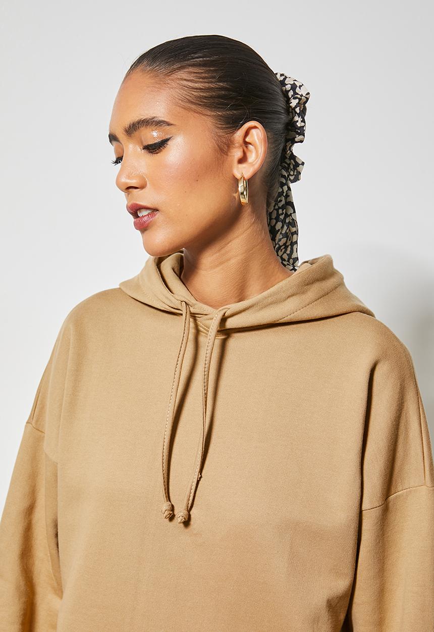 Superbalist - Longline hoodie - toffee
