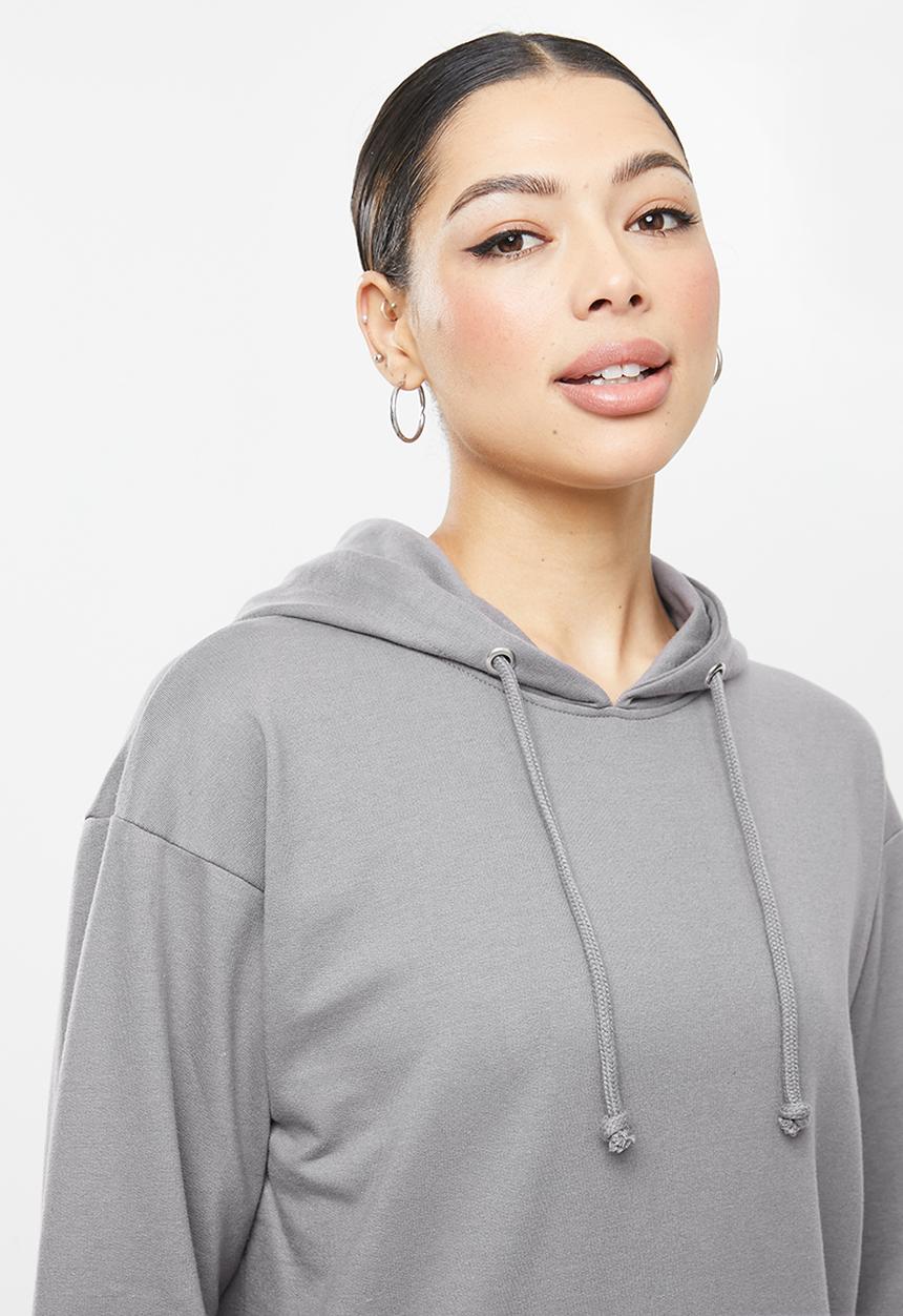 Missguided - Coord hoodie flare set - charcoal