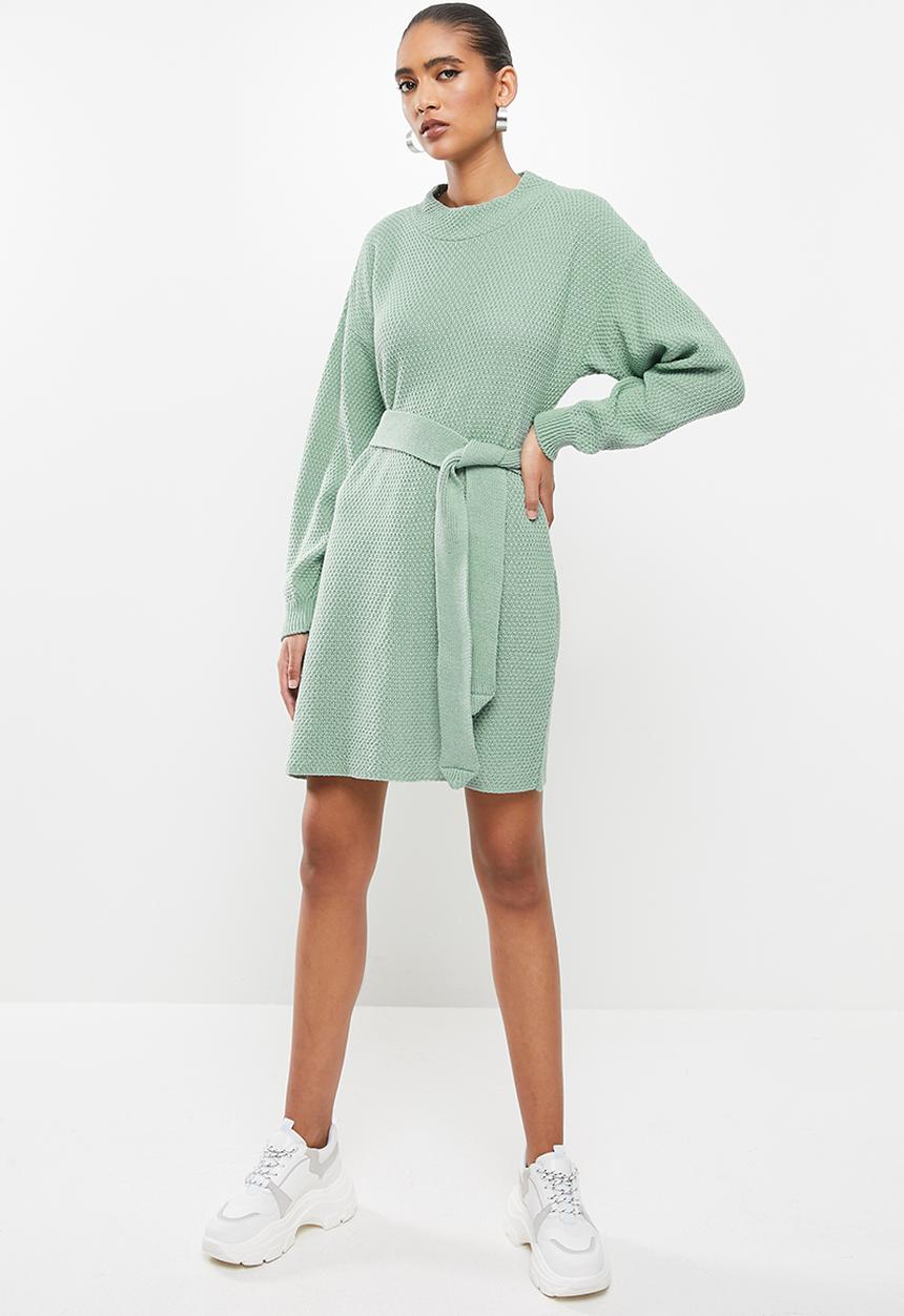 Glamorous - Knit dress - sage
