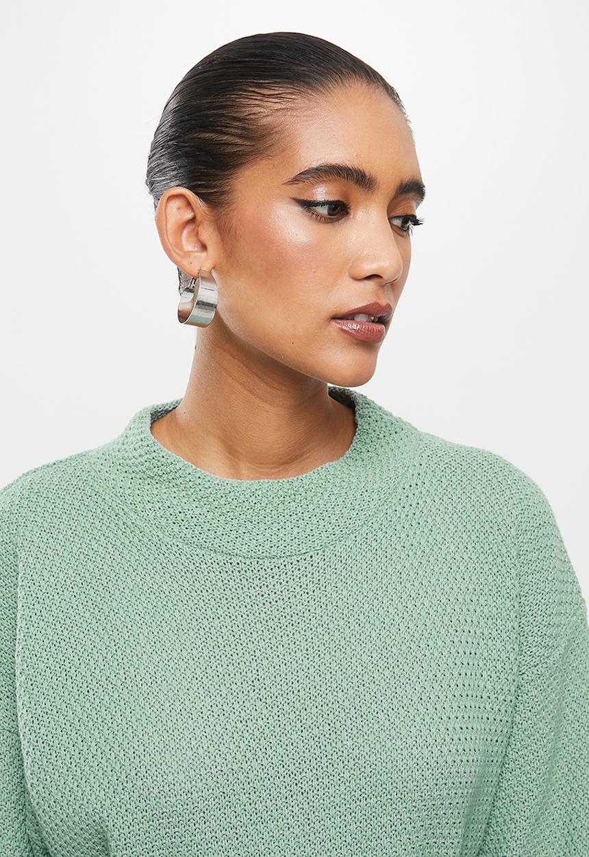 Glamorous - Knit dress - sage