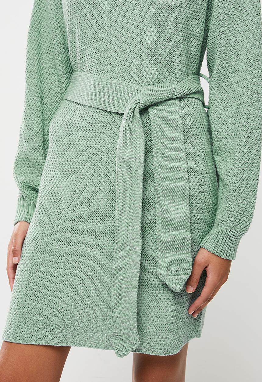 Glamorous - Knit dress - sage