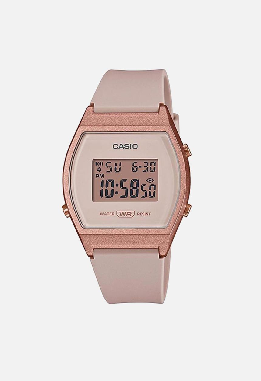 Casio - Digital rose gold case - pink
