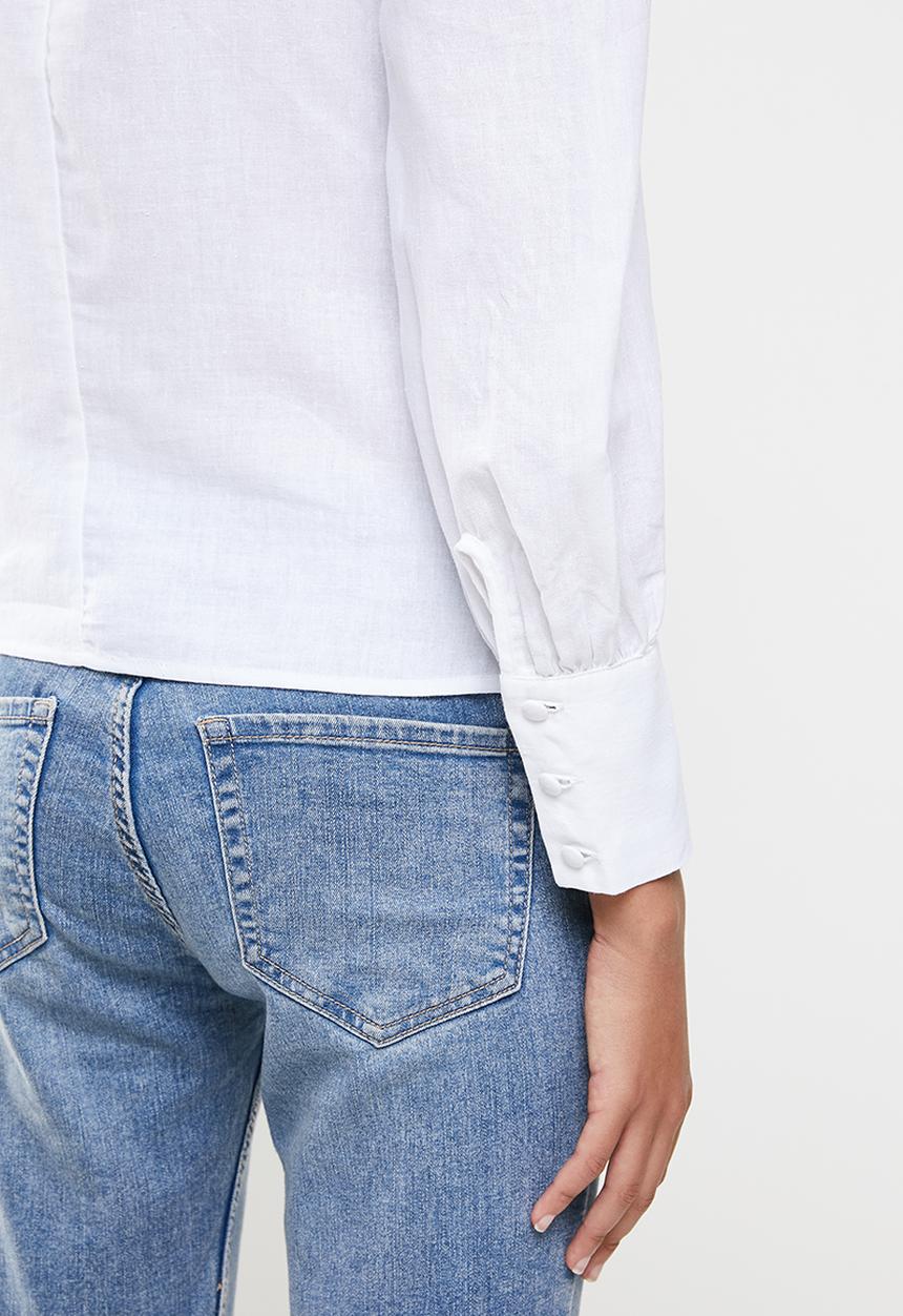 Glamorous - Vneck blouse - white