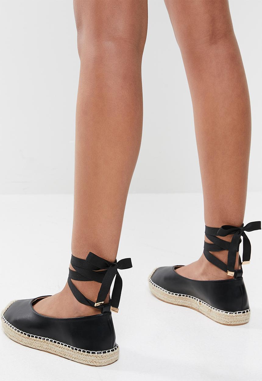 Glamorous - Wide fit espadrille - black