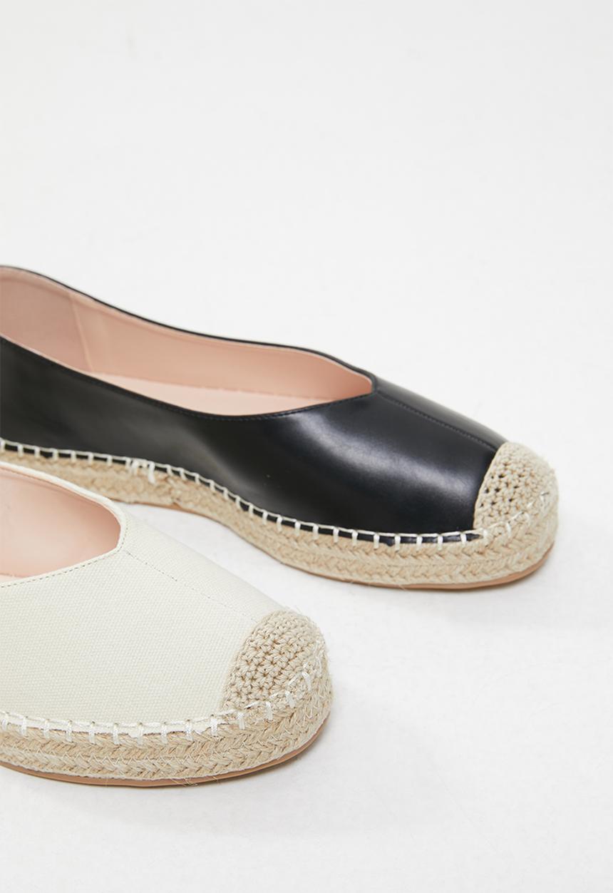 Glamorous - Wide fit espadrille - black
