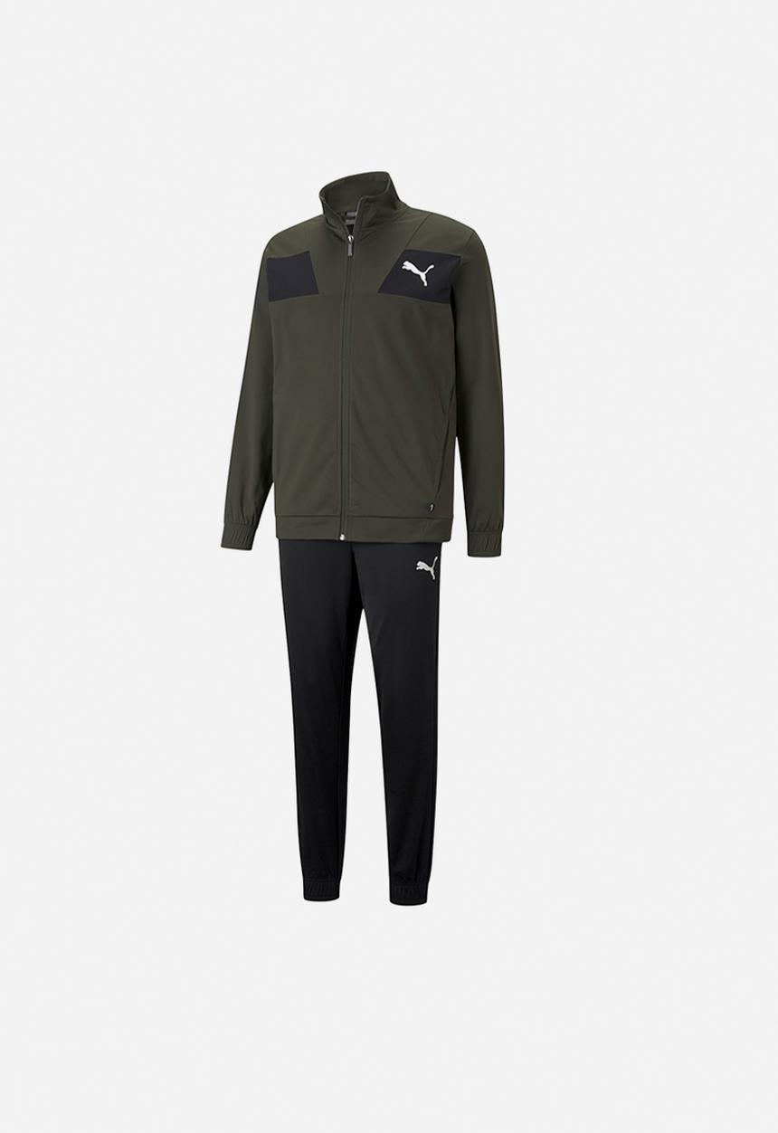 PUMA - Techstripe tricot tracksuit cl - forest night