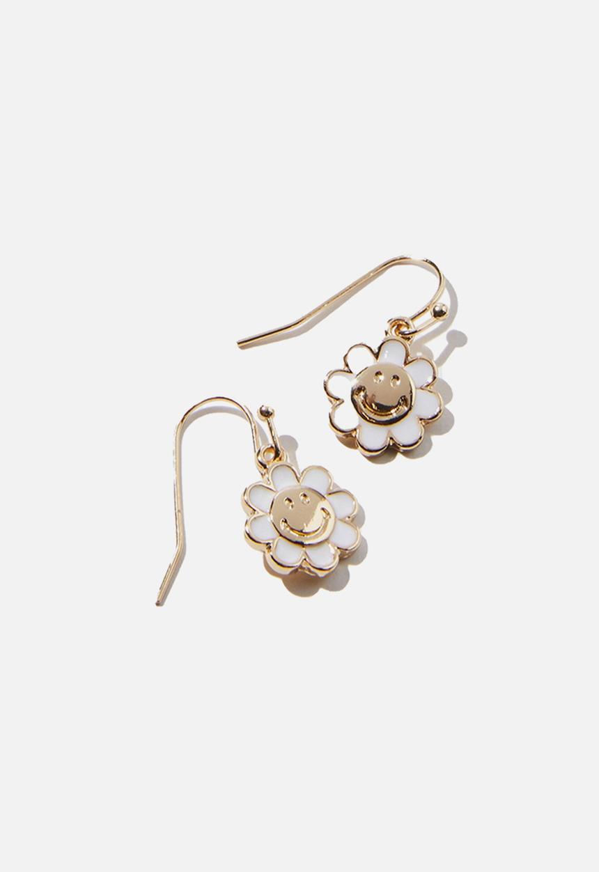 Rubi - Brighter days earring - gold & white