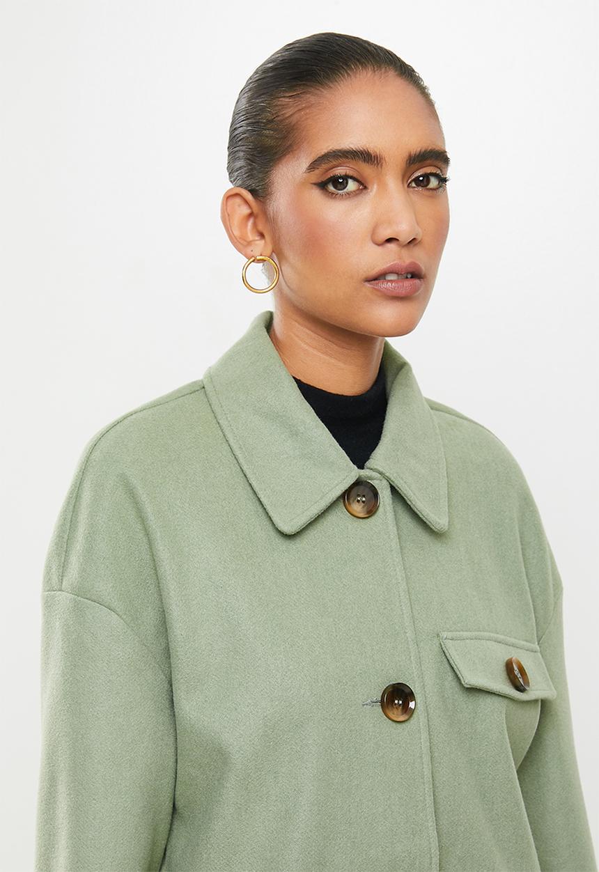 ONLY - Katrine coat - sage
