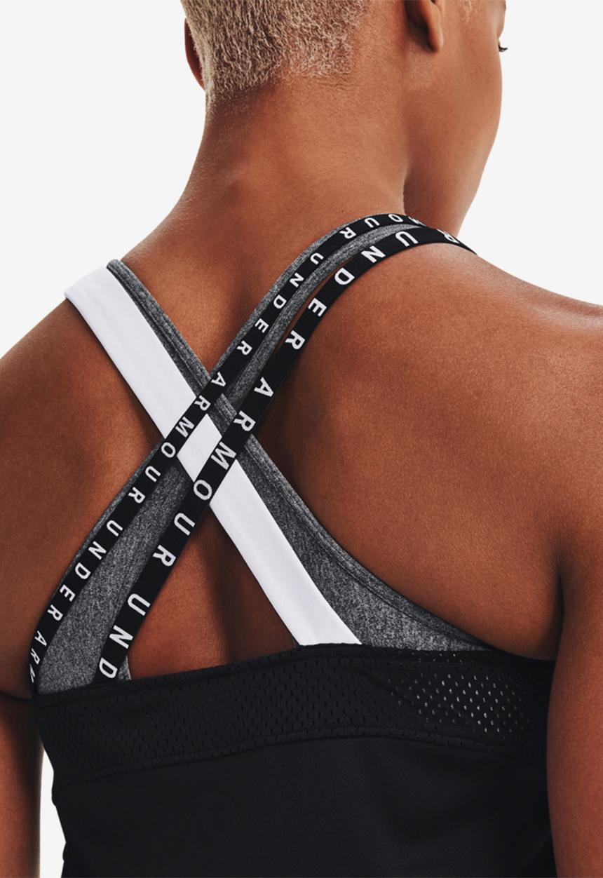 Under Armour - Hg armour double strap tank - black